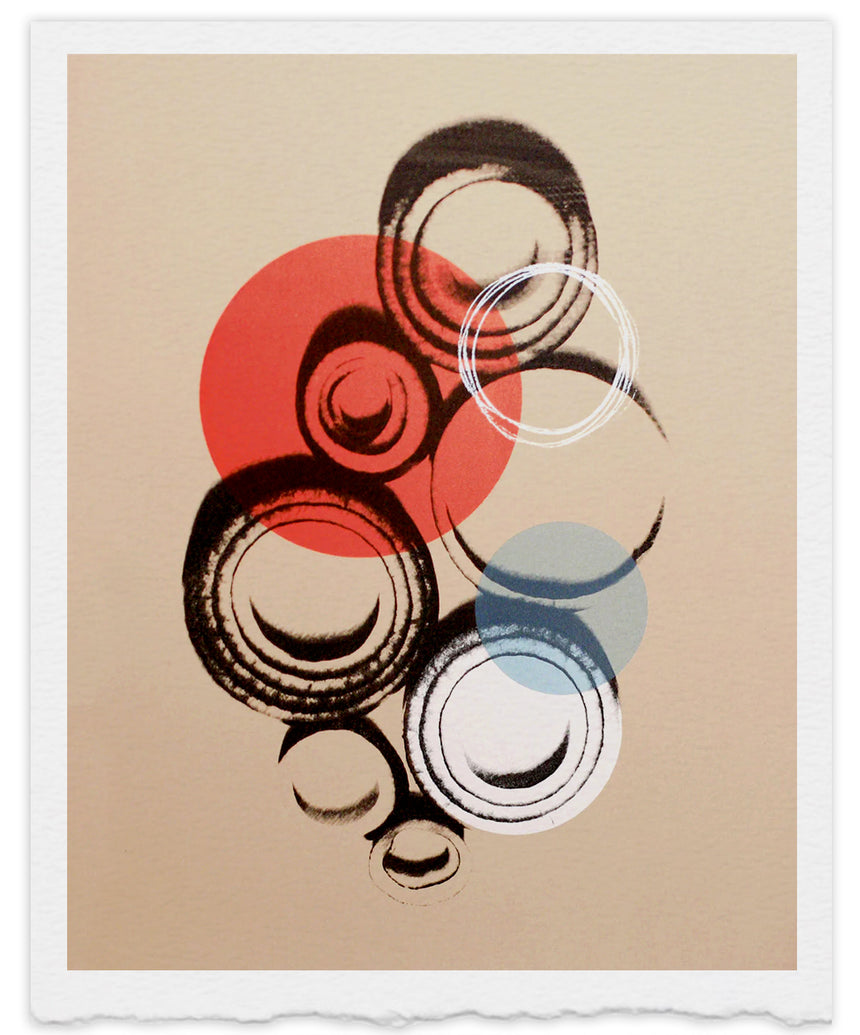 Circus Circles Serigraph